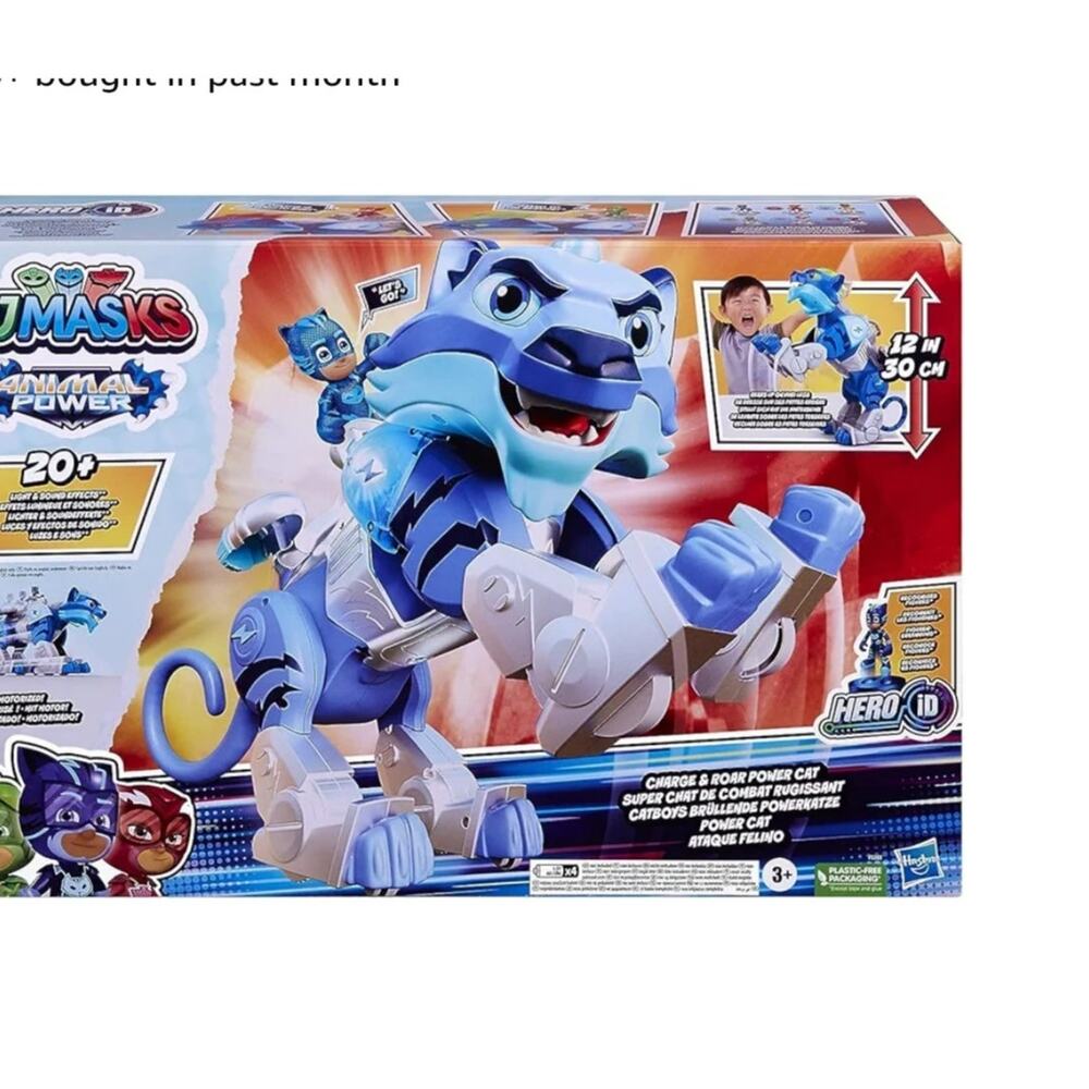 PJ Masks Hasbro Animal Power Charge and Roar   BOX IS DAMAGED PRODUCT IS INTACT
